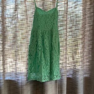 Teal, Lace Dress